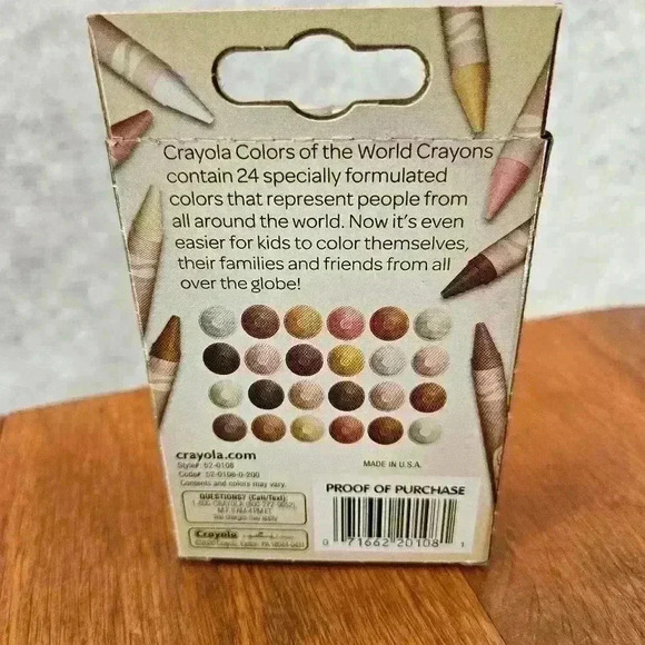 Crayola Colors of the World Multicultural Crayons - 24 Count NIB - Picture 4 of 7